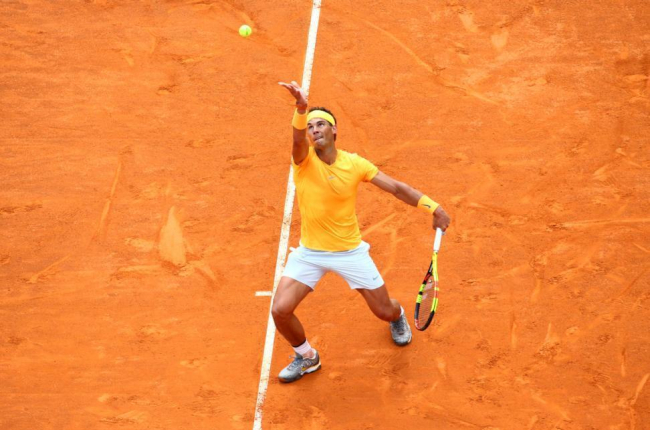 Rafael Nadal, en su debut en Roma.-/ TONY GENTILE (REUTERS)