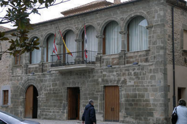 Fachada del Ayuntamiento de Ágreda.