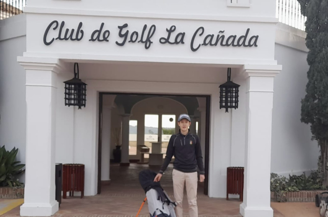 El integrante del Club de Golf Soria, Miguel López.
