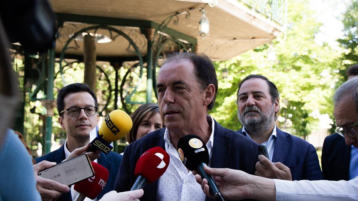 Benito Serrano, presidente en funciones de la Diputación de Soria.