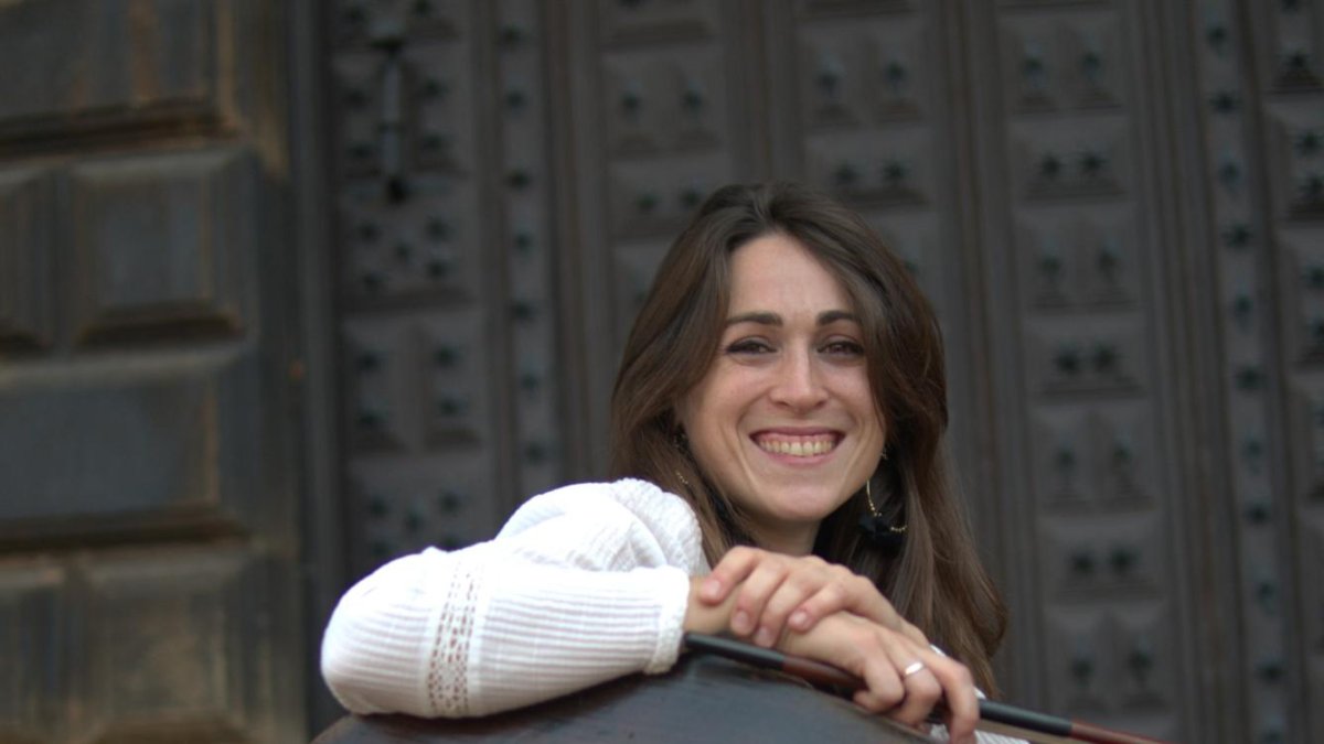 La contrabajista soriana, Ana Córdova.