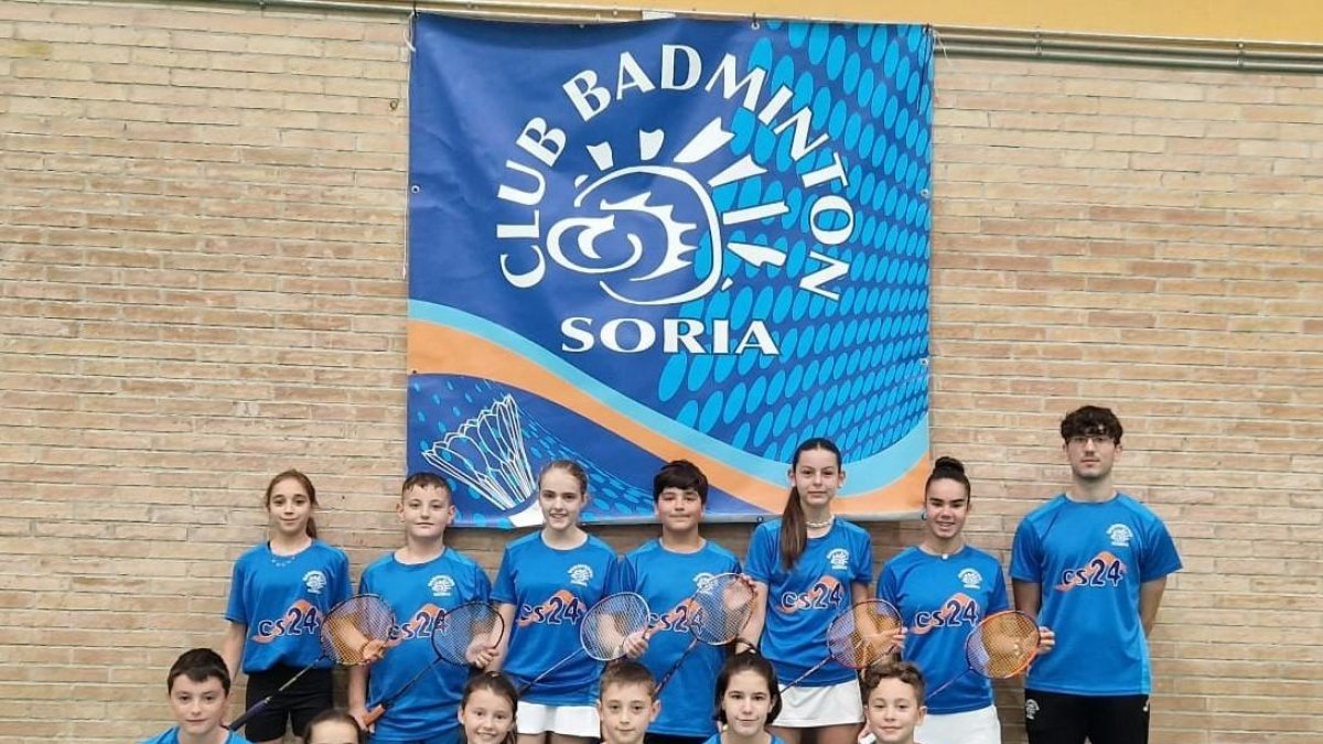 Los más jóvenes del CB Soria.