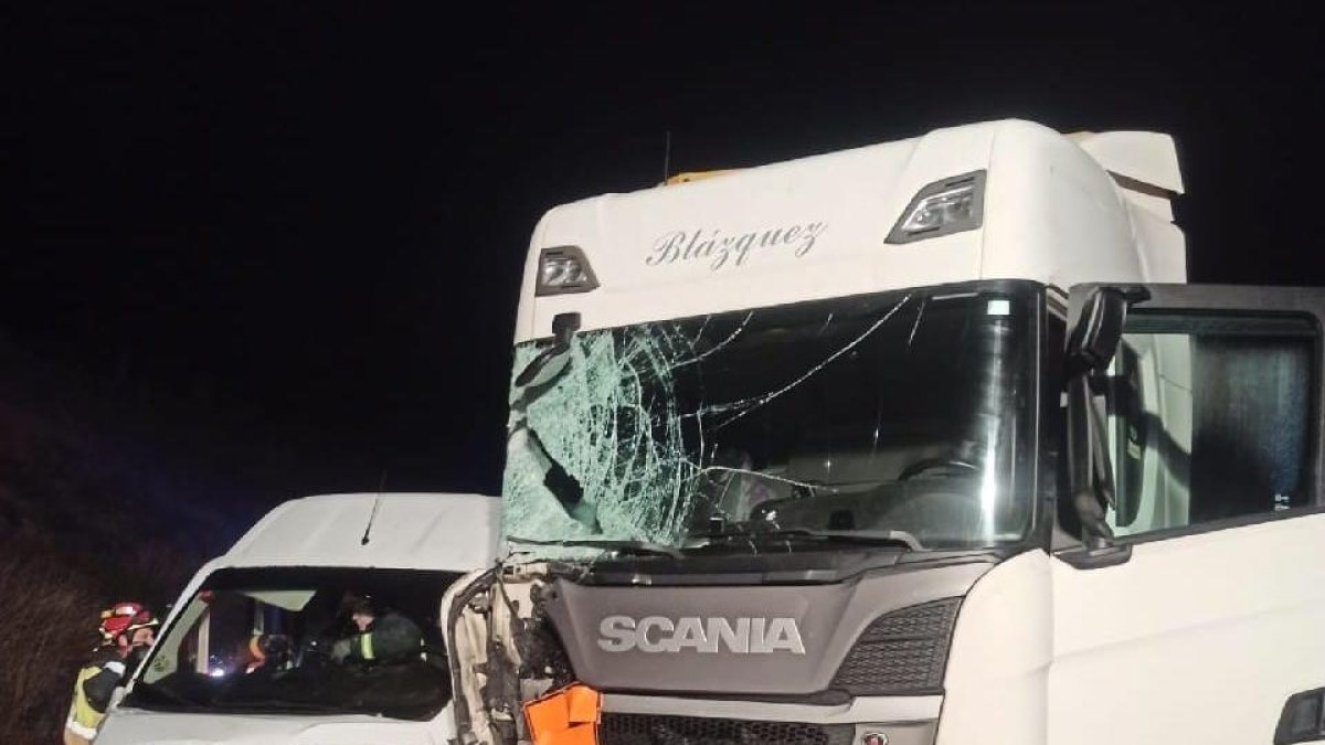 Imagen de los vehículos siniestrados.