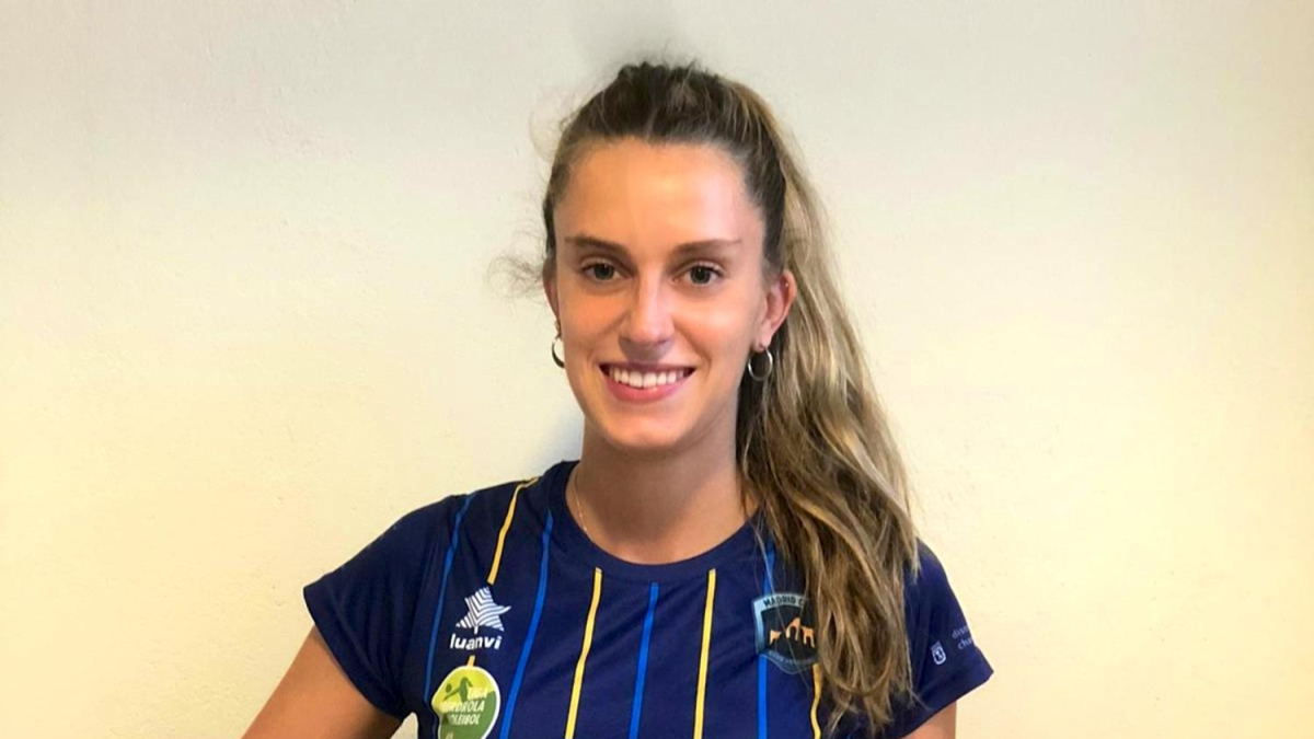 Alejandra Olalla durante su etapa como jugadora de Superliga.