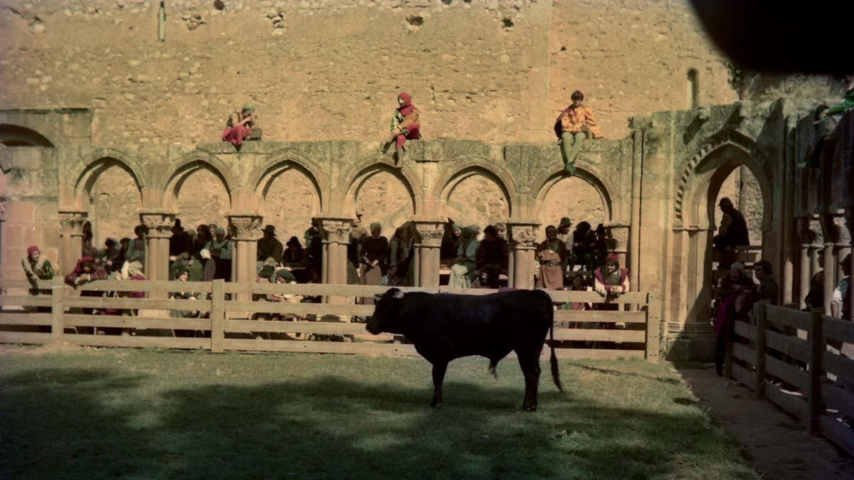 Arcos de San Juan de Duero 1983 - Rodaje escenas de la película La Celestina