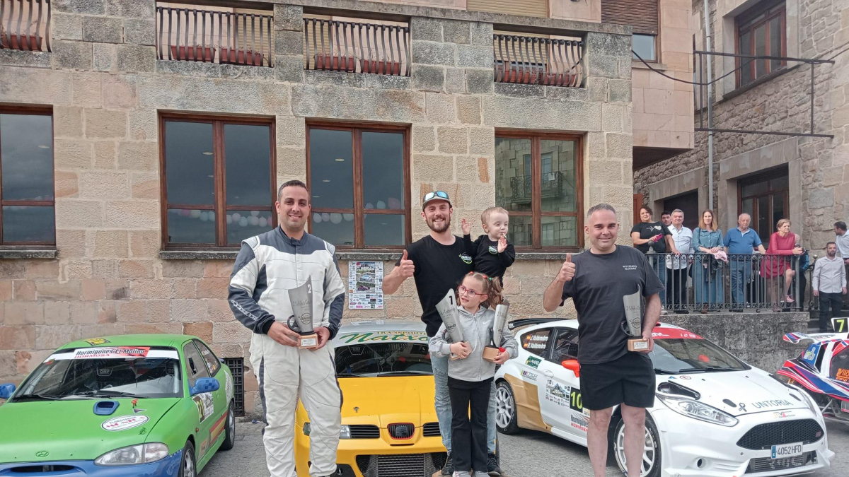 El navaledense Miguel López como ganador de la I Subida a Castroviejo.