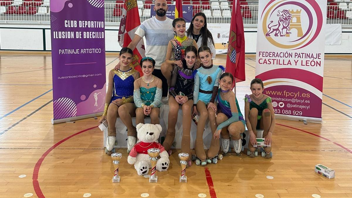 El club soriano cosechó seis medallas en el Regional de Boecillo.