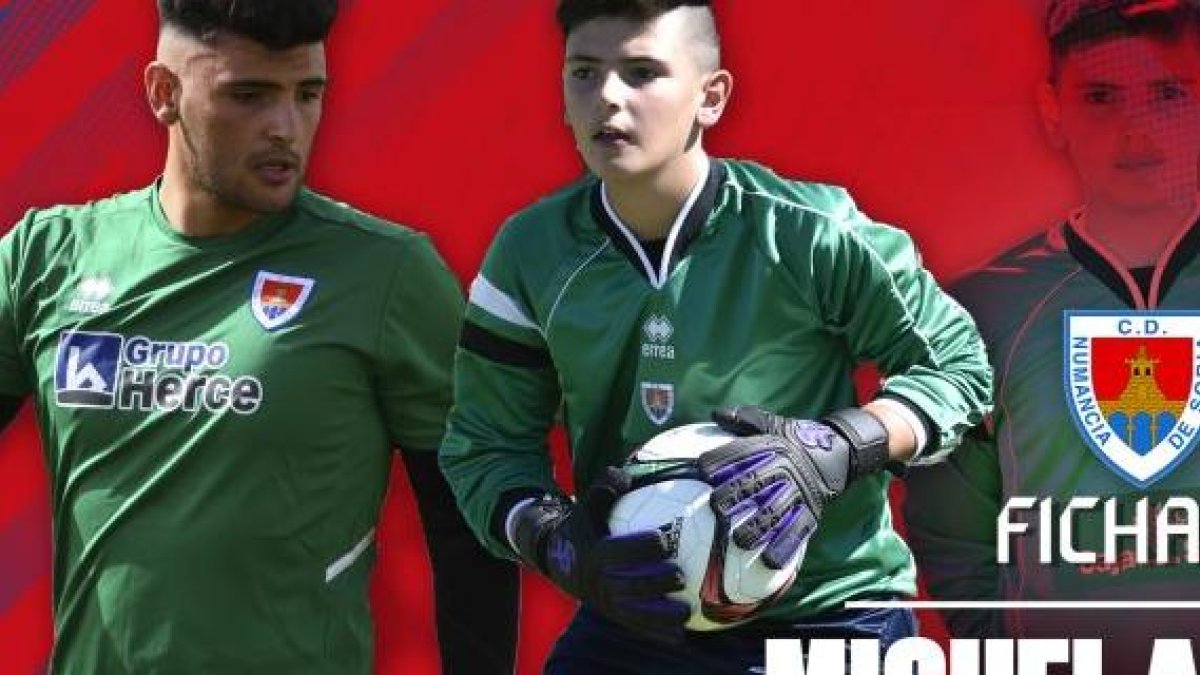 Miguel Ángel Abad ya es portero del Numancia para la próxima temporada.