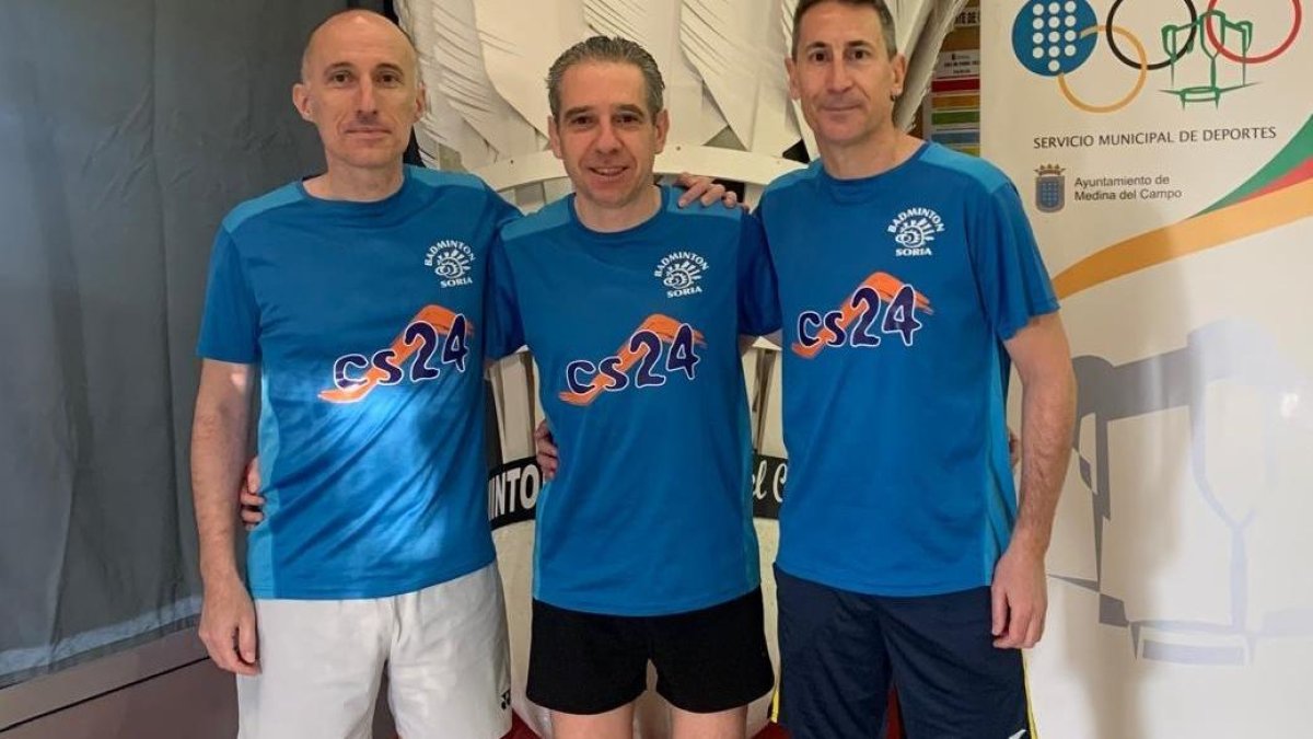 Santiago Martínez, Manuel Acero y José Carlos Pérez compiten este fin de semana.