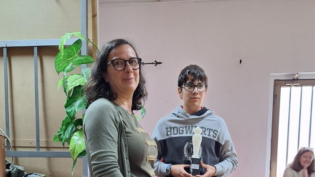 Juan Alfonso Gil como ganador del torneo