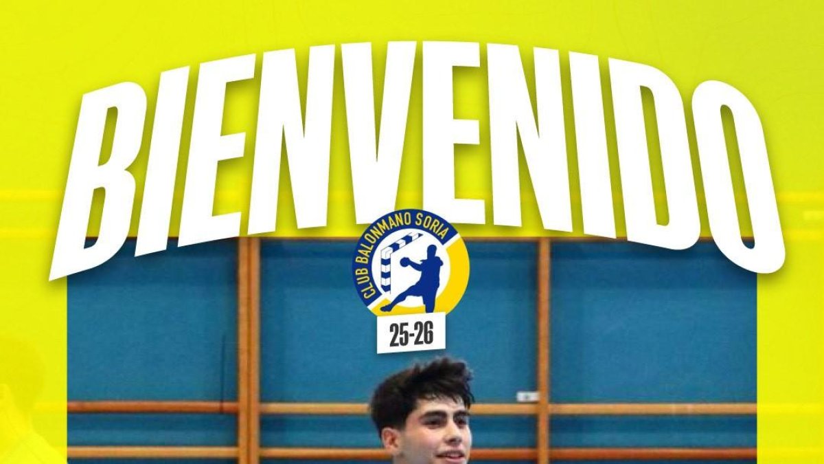 Edu Alonso es el primer fichaje del BM Soria para la próxima temporada.