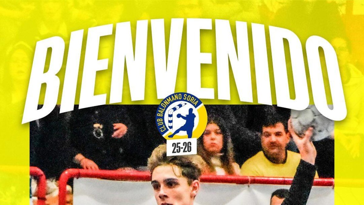 Brais Martínez refuerzo para el extremo del Balonmano Soria.