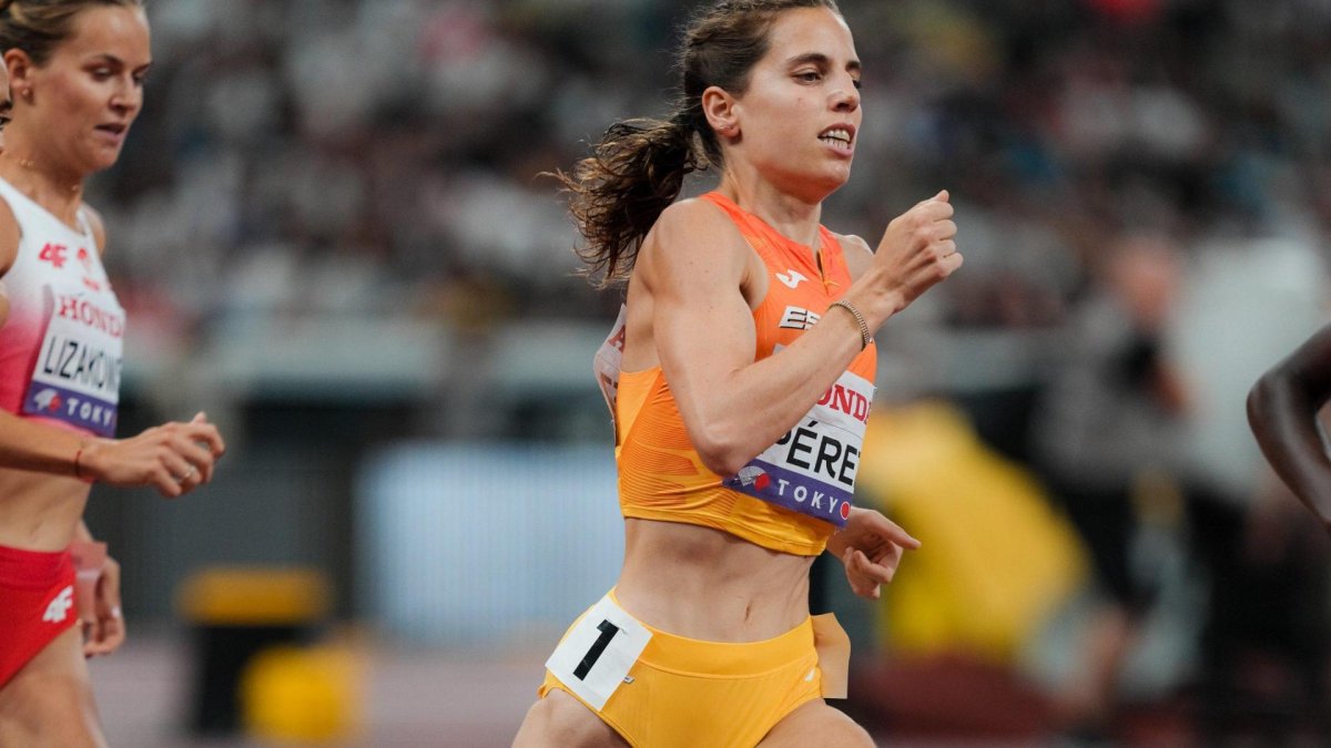 Marta Pérez en la semifinal del Mundial de Tokio del pasado domingo.