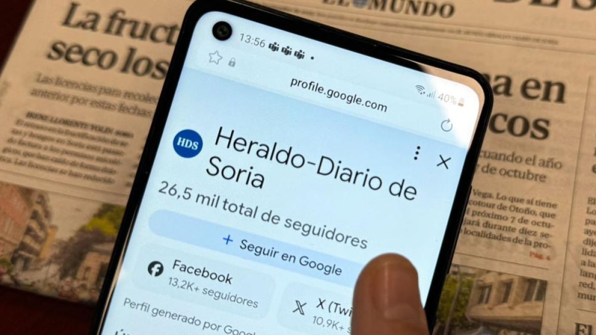 Sigue a Heraldo-Diario de Soria en Google Discover para no perderte nuestras noticias.