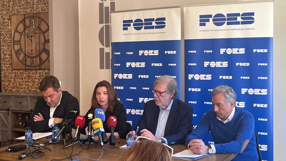 FOES denuncia la falta de capacidad eléctrica en la provincia de Soria.