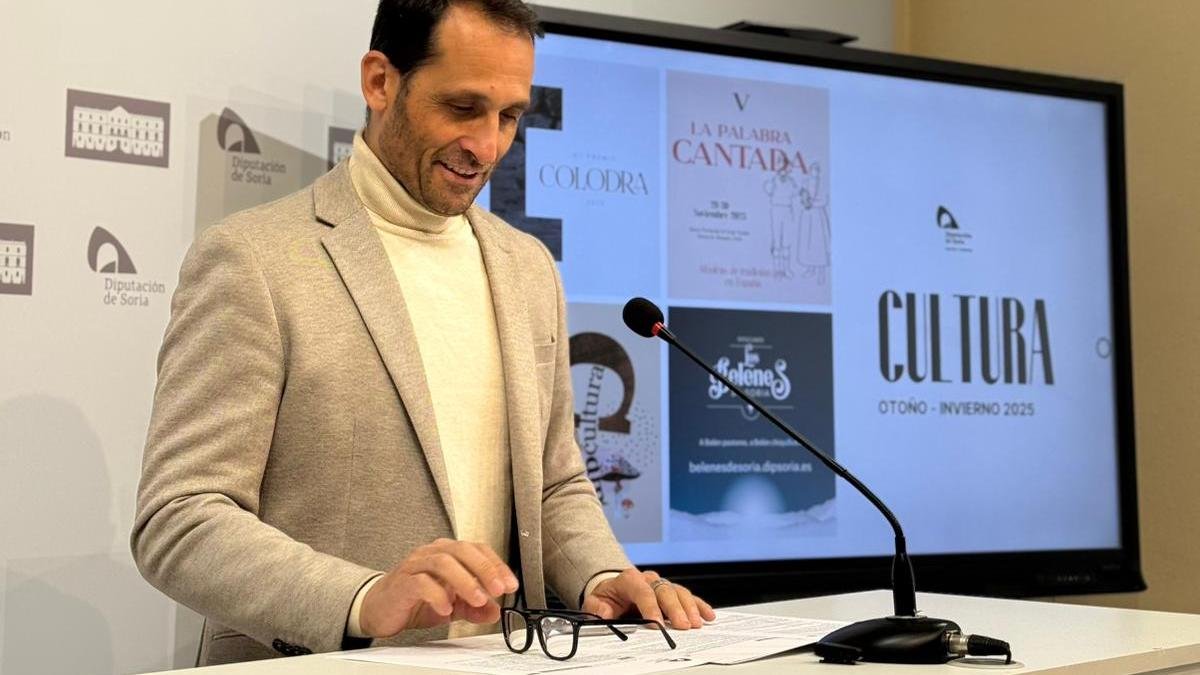 El diputado responsable de Cultura, Enrique Rubio.