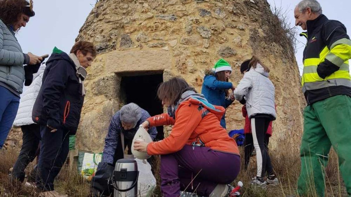 El Belén ya está instalado en el refugio de pastores