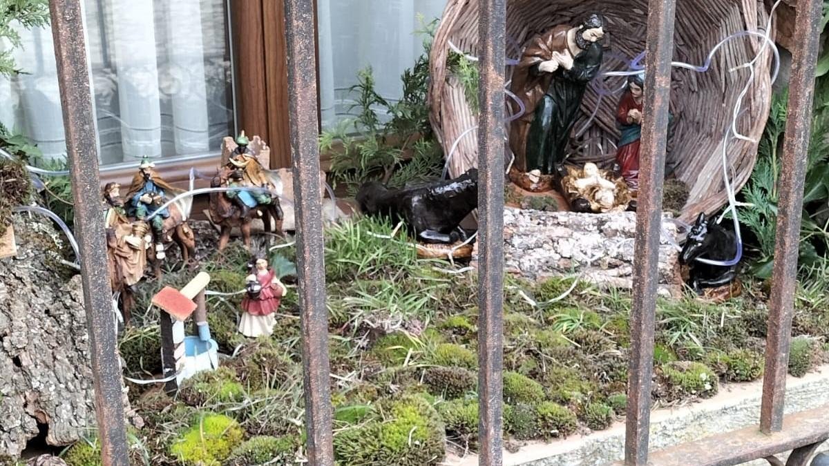 Medinaceli destaca por su abundante decoración navideña.