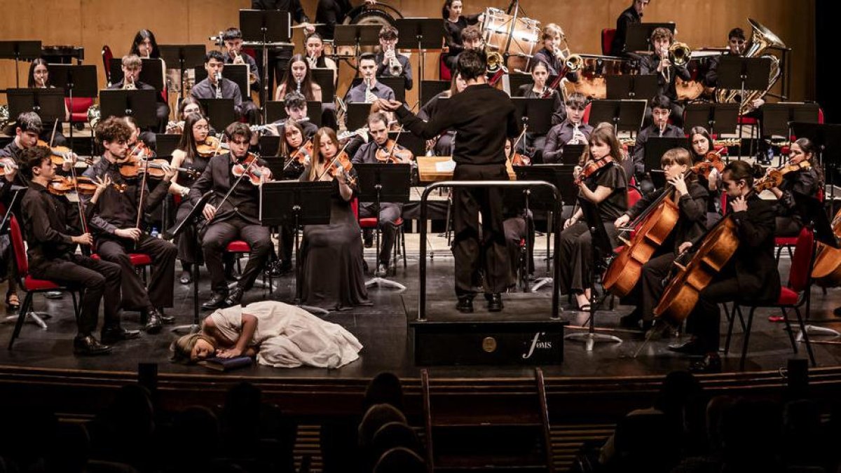Al principio del concierto se produjo el estreno de la obra compuesta por el soriano