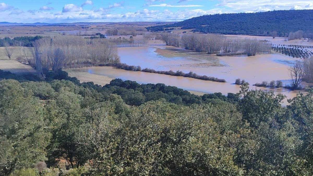 Inundaciones en Cubo de la Solana (Soria).