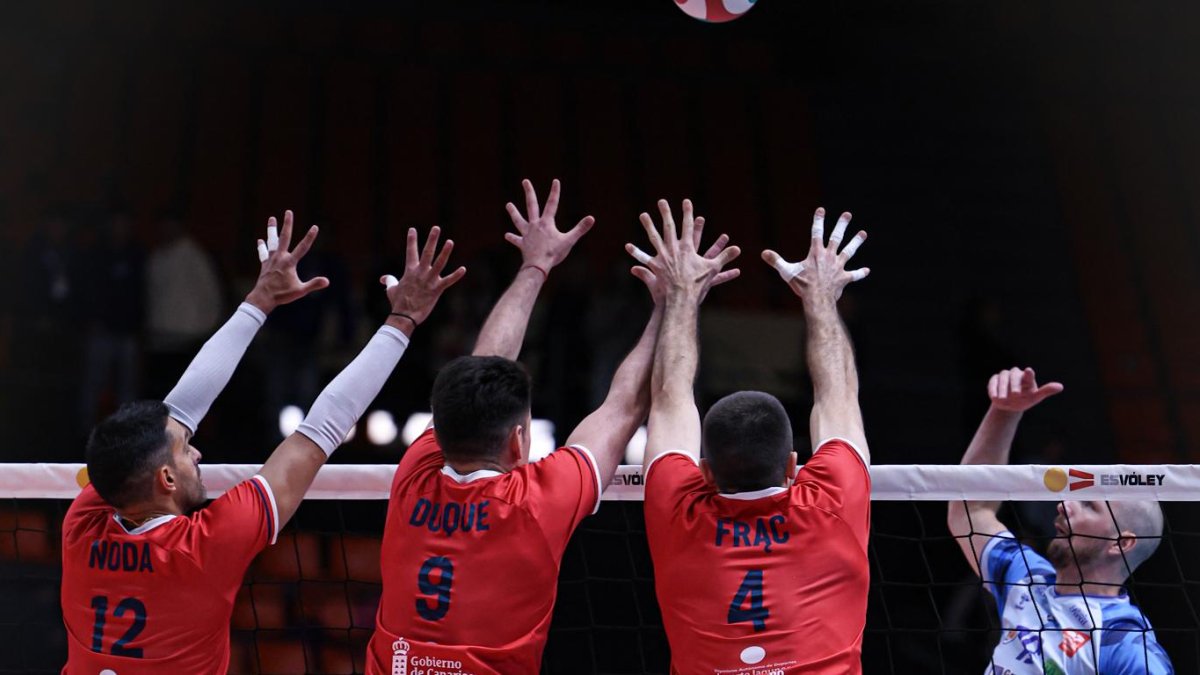 Lindberg en el partido de cuartos de final de la Copa ante Cisneros.