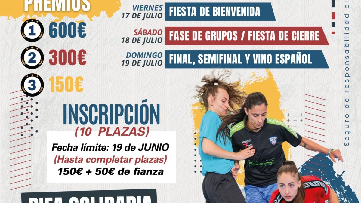 Cartel del torneo que se celebrará el próximo verano.