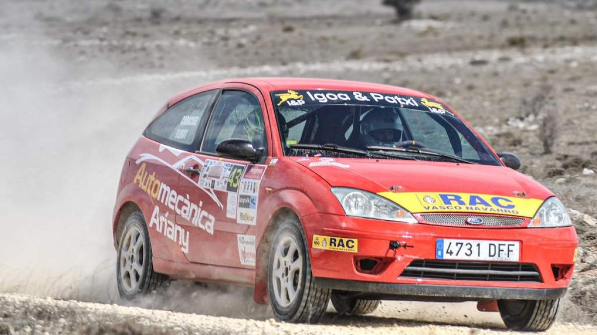 Los pilotos en el circuito de Almajano