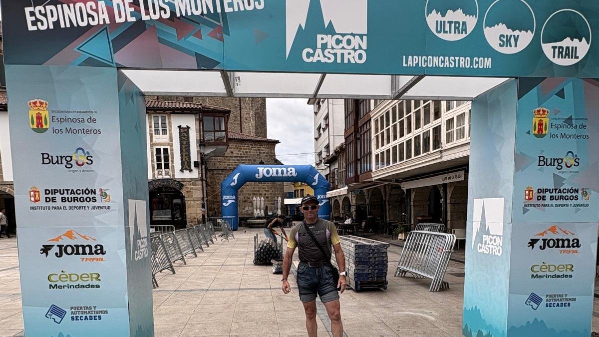 El fondista soriano participó este fin de semana en la Picón Castro.
