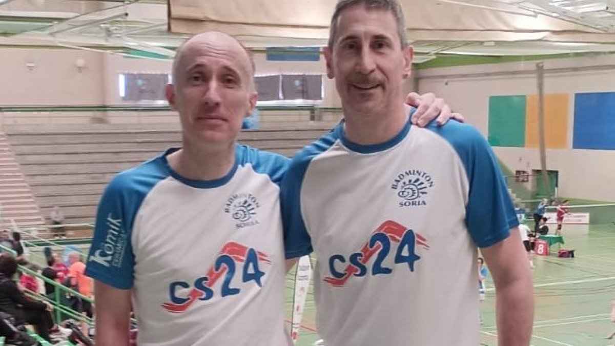 Santiago Martínez y José Carlos Pérez, del CB Soria.