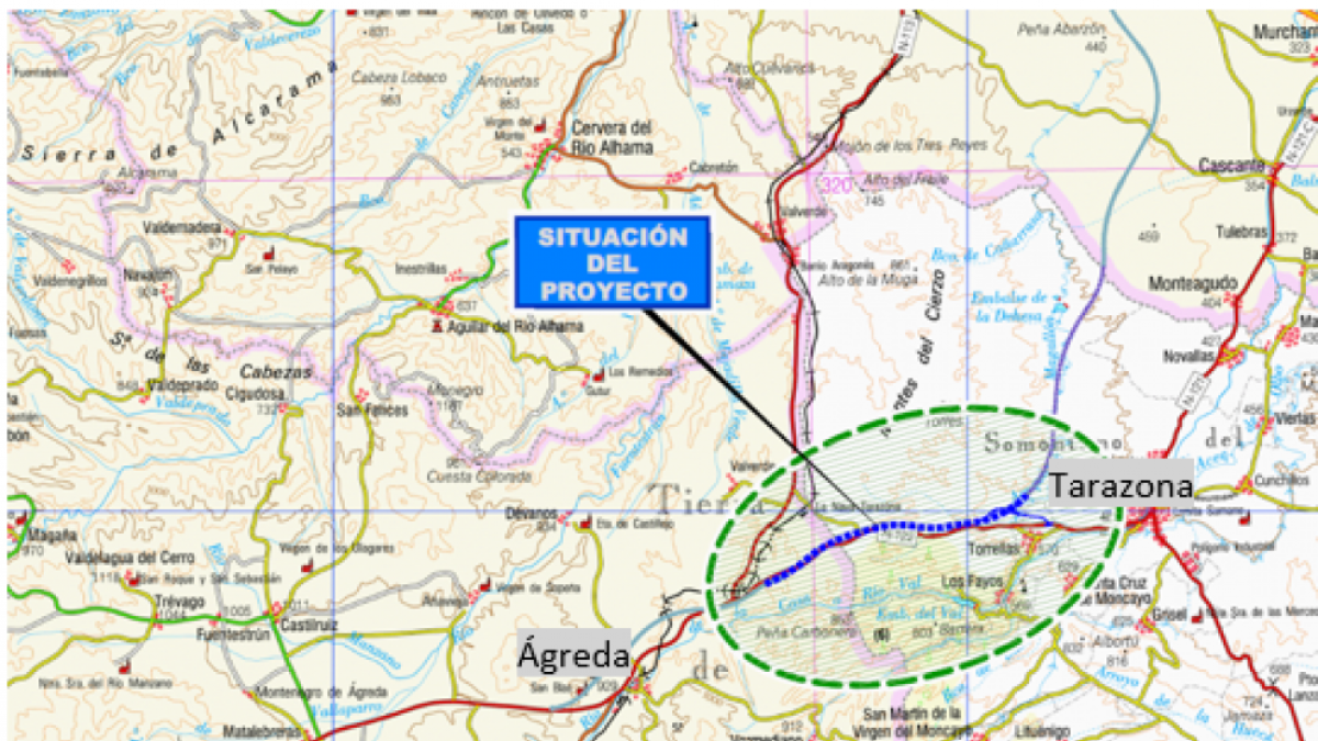 Aprobación del tramo de la A-15.-HDS