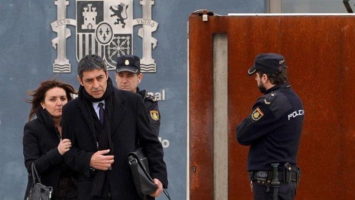 Josep Lluis Trapero saliendo de la Audiencia Nacional-JOSÉ LUIS ROCA