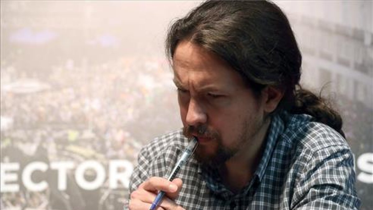 El líder de Podemos, Pablo Iglesias.-KIKO HUESCA