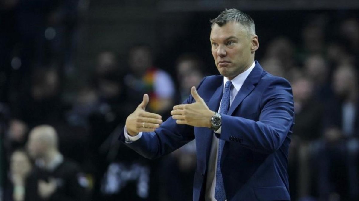 Jasikevicius, en el último partido de Euroliga del Zalgiris.-EFE / VALDA KALNINA