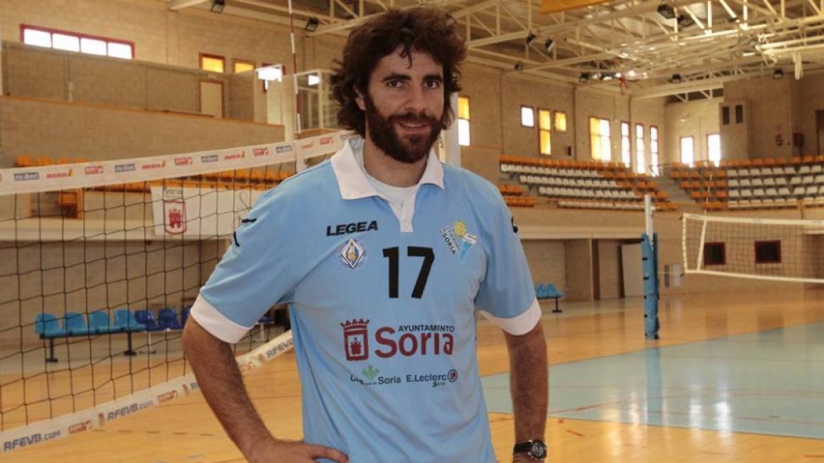 Manuel Sevillano, entrenador del Río Duero Soria.-LUIS ÁNGEL TEJEDOR