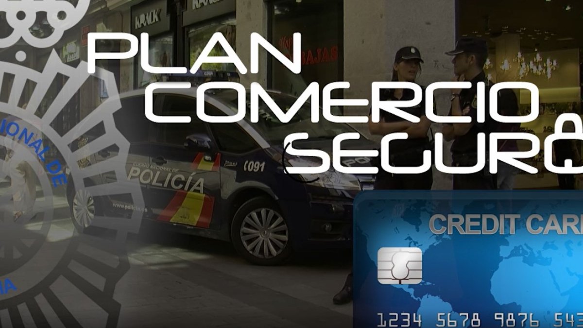 Imagen del Plan Comercio Seguro que esta Navidad se refuerza en Soria. HDS