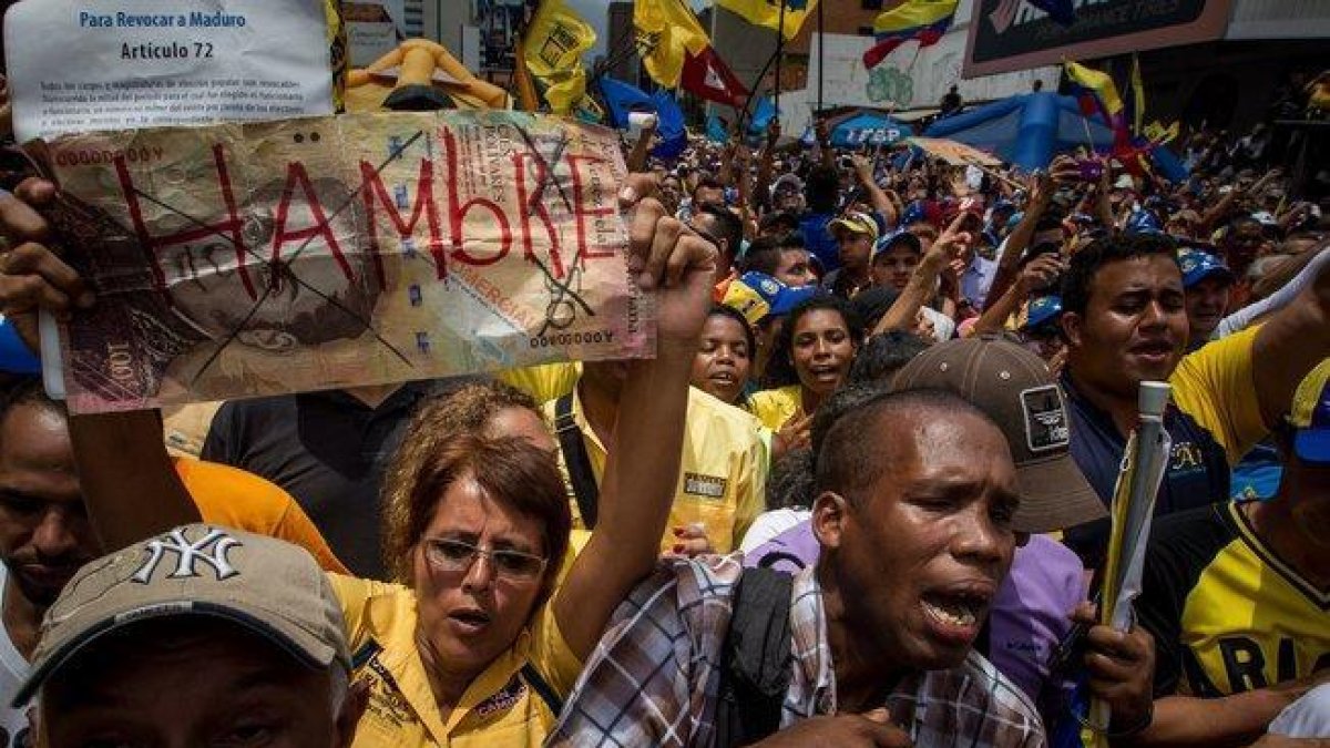 El aumento del hambre es mayor en América del Sur, siendo Venezuela uno de los países afectados.-EFE