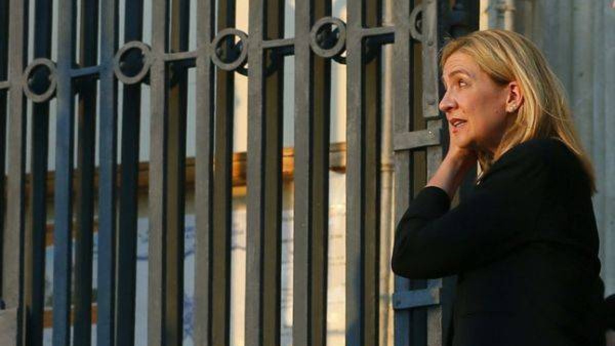 La infanta Cristina, en el funeral por Kardam de Bulgaria, el pasado lunes en Madrid.-Foto: EFE / JUANJO MARTÍN