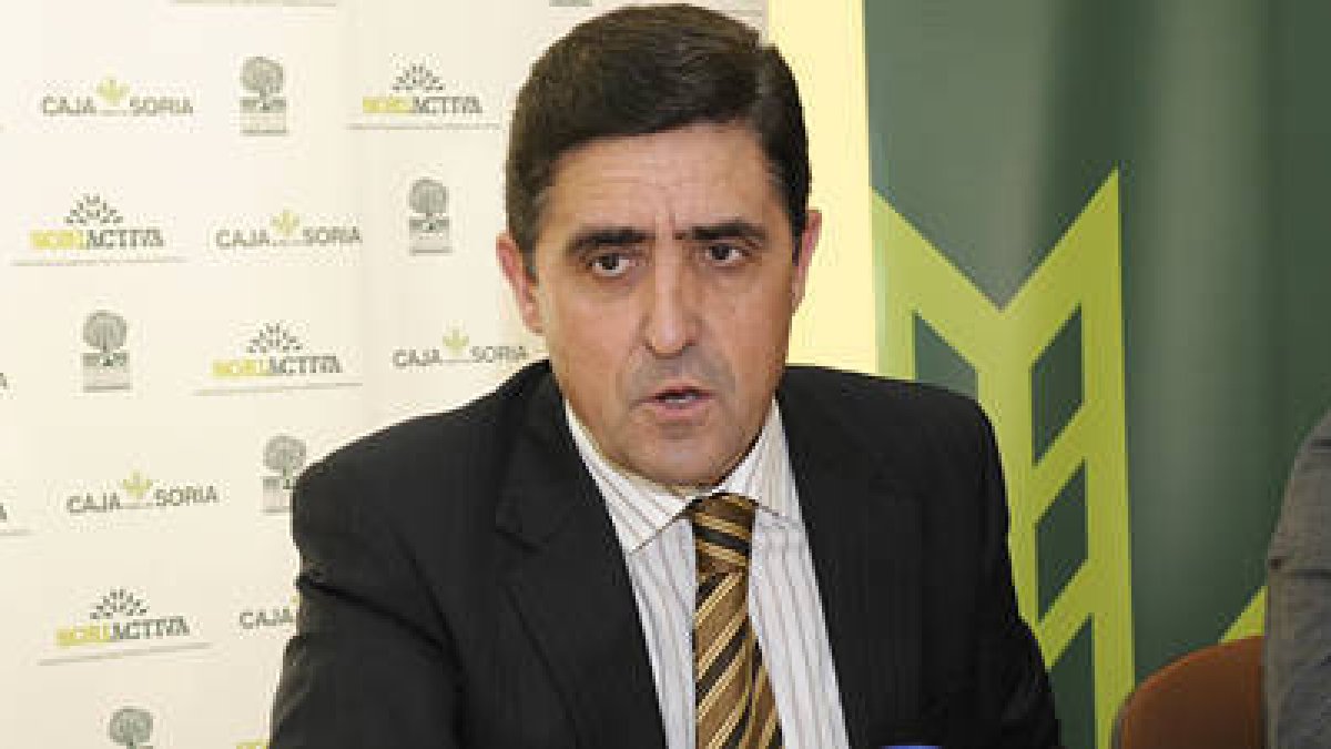 Carlos Martínez, presidente de Caja Rural de Soria./ V. G. -