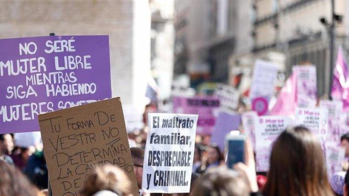 Manifestación del 8M en Madrid.-EUROPA PRESS
