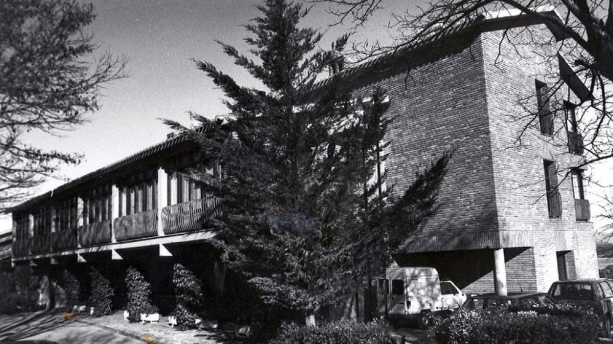 El Parador de Soria tras la reforma de mediados de los 80.-F. SANTIAGO