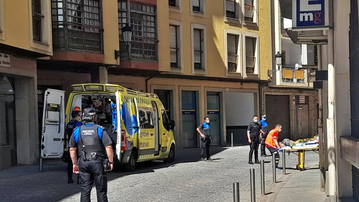 Imagen del suceso ocurrido este fin de semana en San Juan de Rabanera - MARIO TEJEDOR