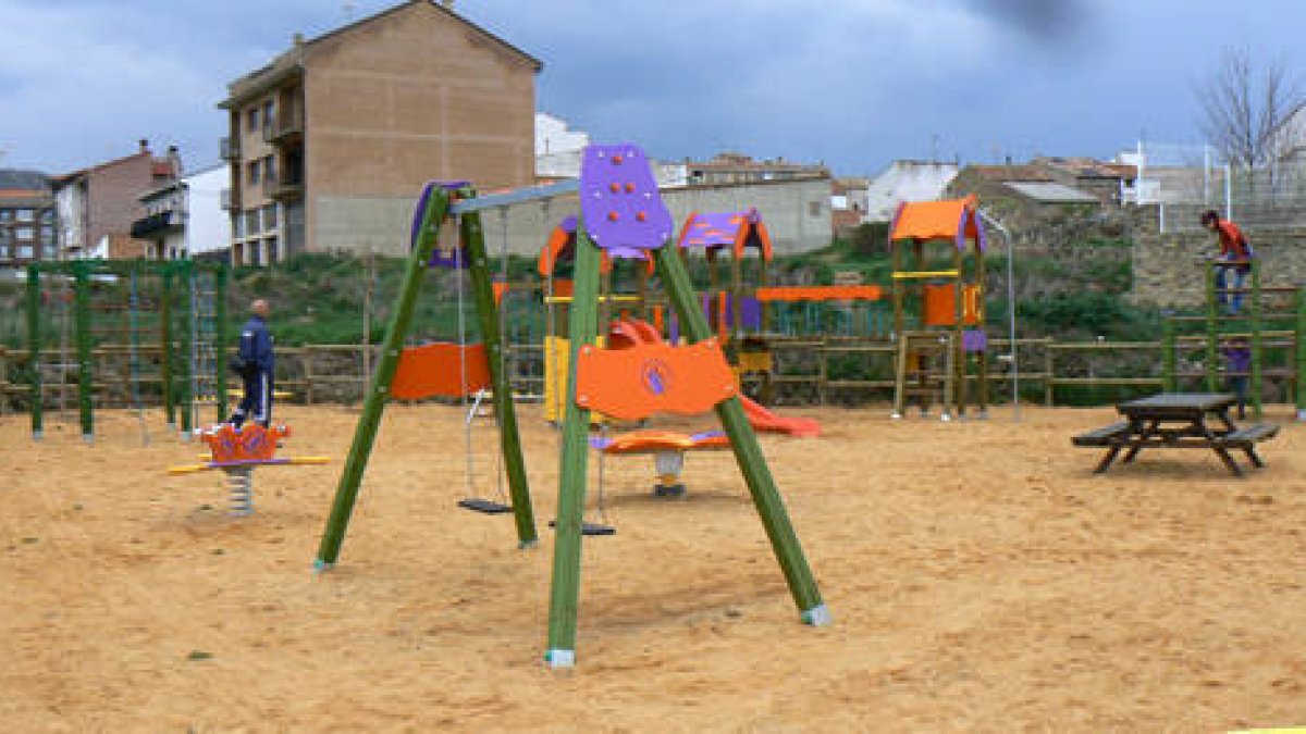 El nuevo parque que ya está en servicio en el barrio de La Soledad . / EVA SÁNCHEZ-