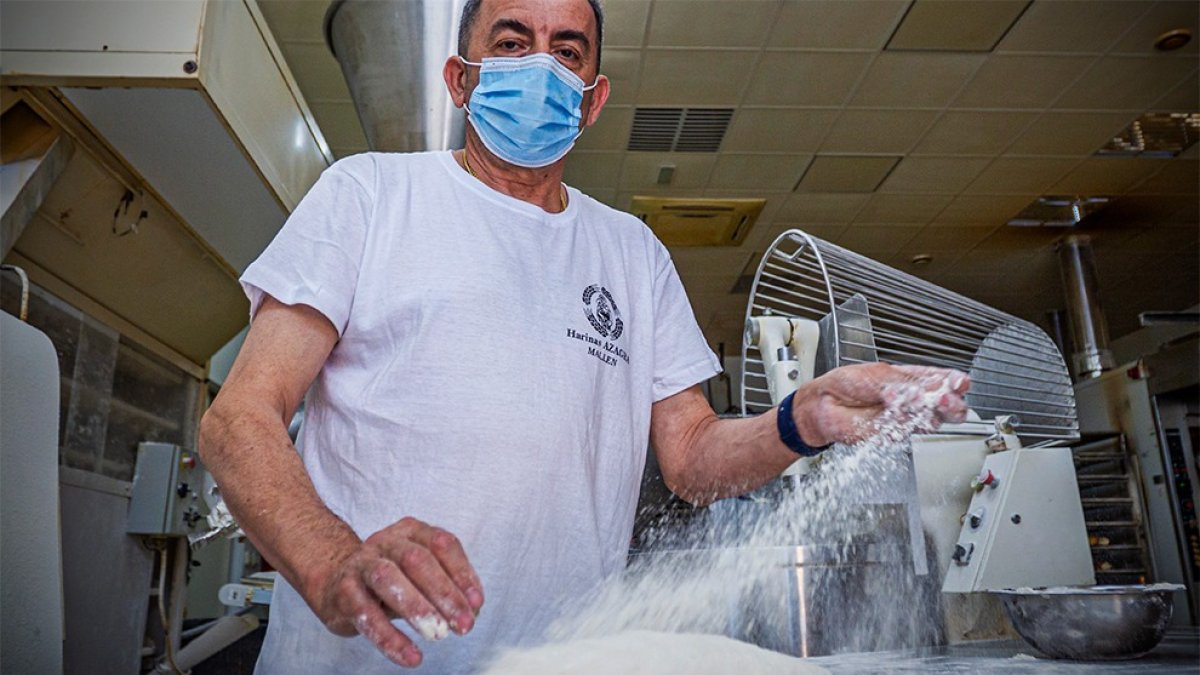 Eugenio Lafuente, panadero de Martialay. HDS