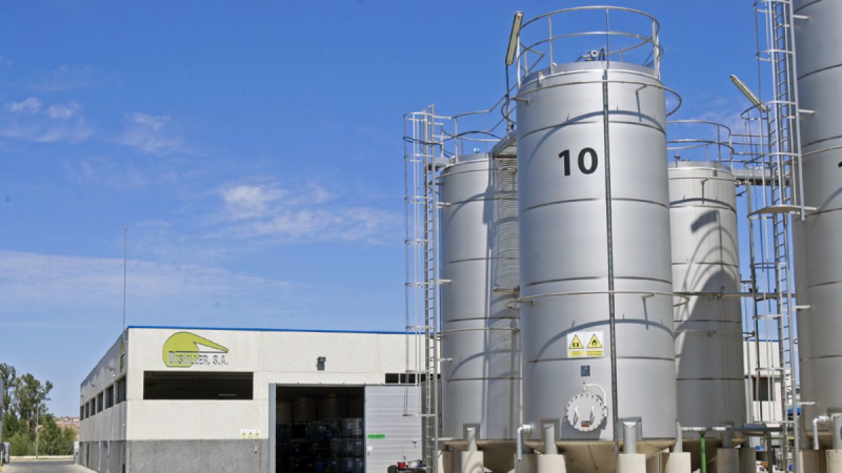 Planta de Distiller en Ólvega. M.T.