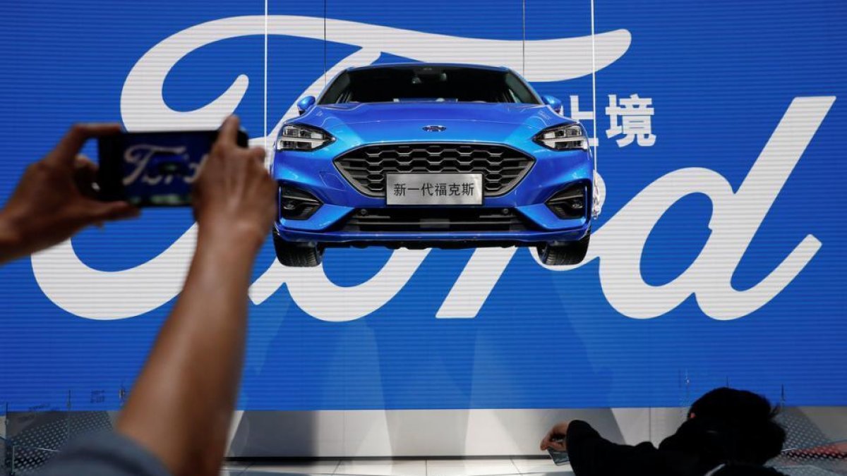 El nuevo Focus presentado este abril en Beijing, China.-DAMIR SAGOLJ (REUTERS)