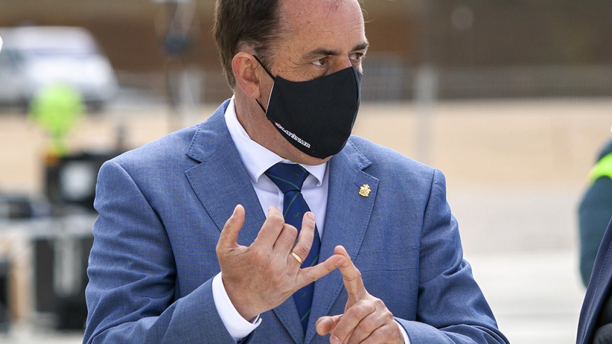 El presidente de la Diputación de Soria, Benito Serrano. MARIO TEJEDOR