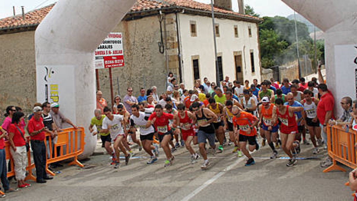 Imagen de la salida de la prueba senior. -