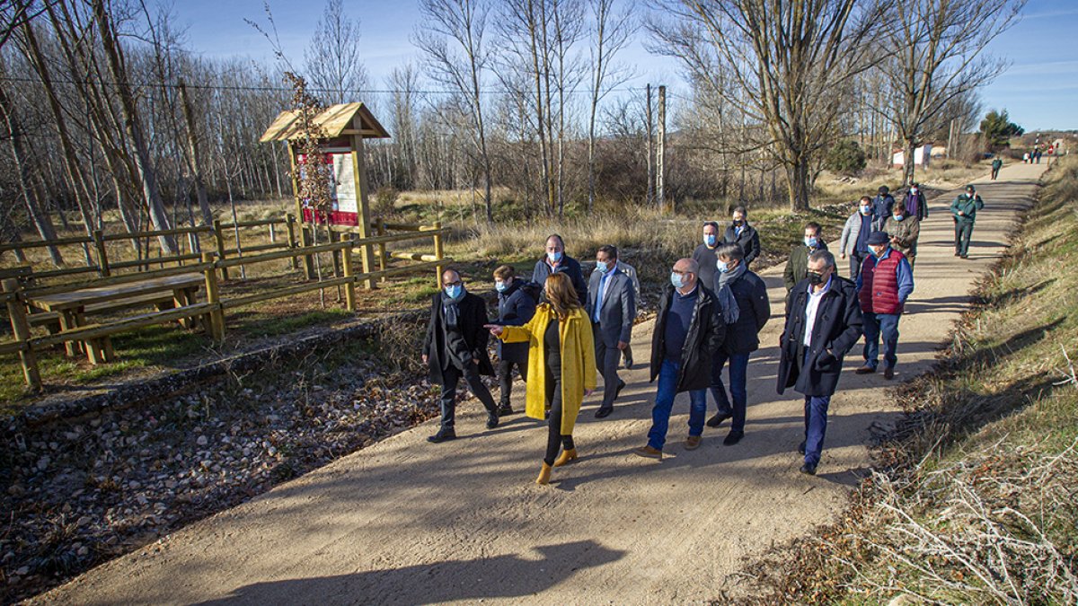 Camino natural Santander-Mediterráneo a la altura de Martialay.-MARIO TEJEDOR