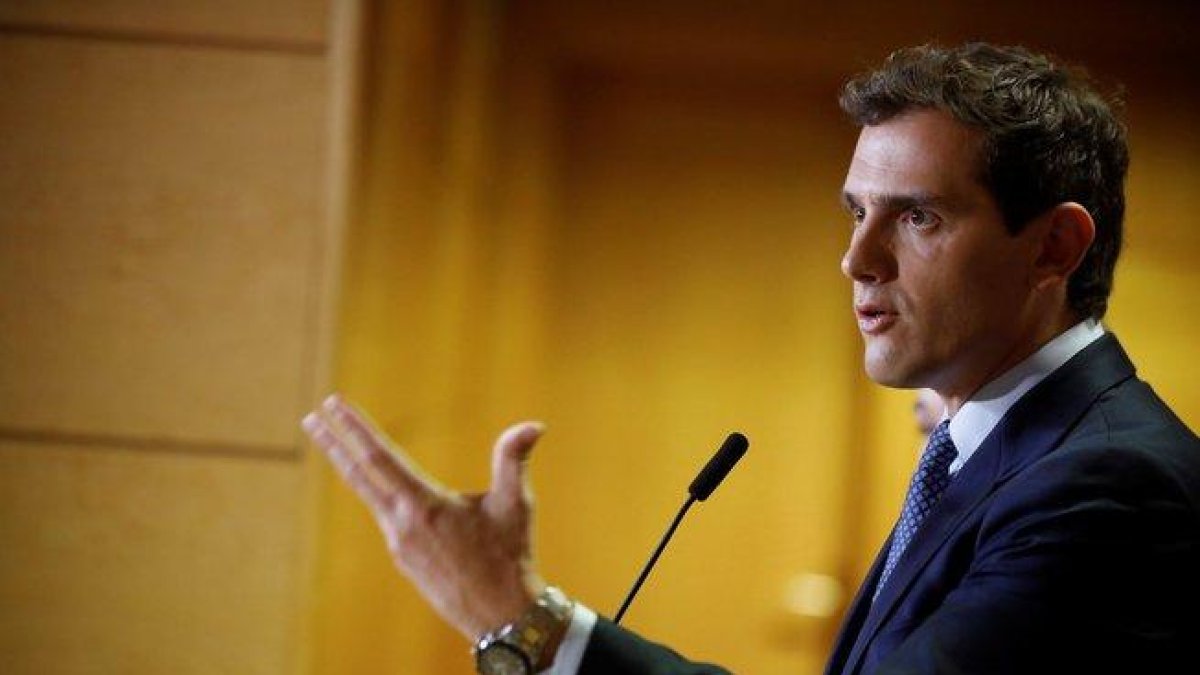 El presidente de Ciudadanos, Albert Rivera.-EFE / DAVID FERNÁNDEZ