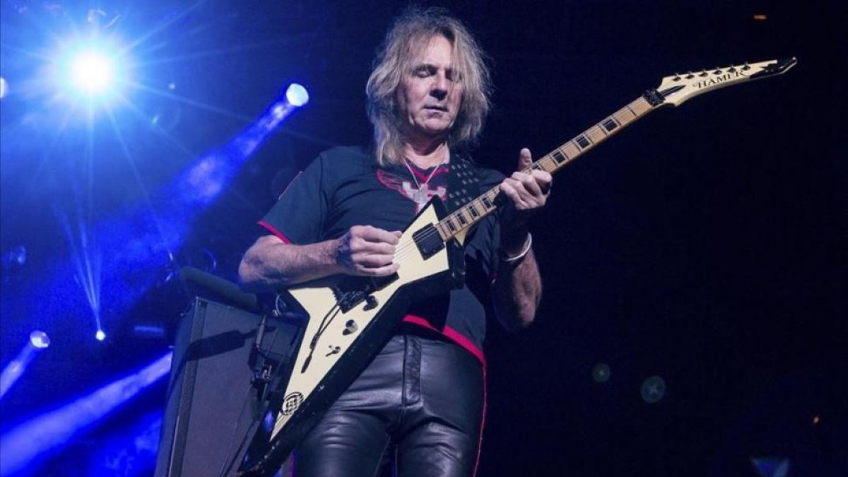 Glenn Tipton, durante un concierto en California, en el 2015.-/ AP